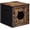 Rustic Brown and Black, variant on Feandrea Cat Litter Box Furniture, Hidden Enclosure Cabinet, Indoor Cat House, End Table, Nightstand, Rustic Brown and Black