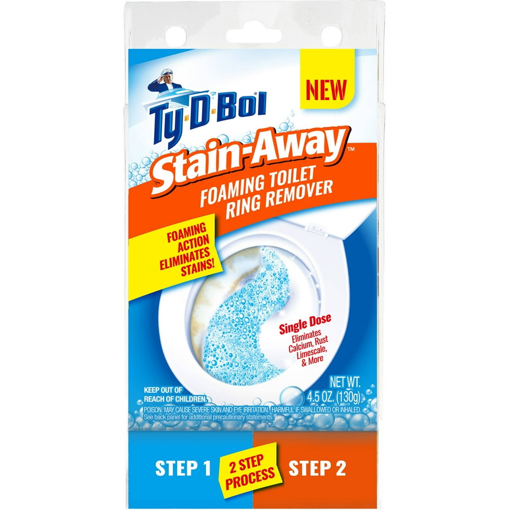 TyDBol StainAway Foaming Toilet Ring Preventer 2Step Toilet Bowl