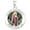 Silver, variant on Saint Raphael Color Religious Medal Female Adult Necklace Pendants - 2/3 inch Size of Dime, Sterling Silver
