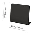 thumbnail image 3 of Magnetic Display Board, Tabletop Desktop Memo Board Photos Notes Reminders Home Decorative Board No Punching Installation 12x16 Inches Metal Surface Vertical Stand 7.87x7.87in, 3 of 8