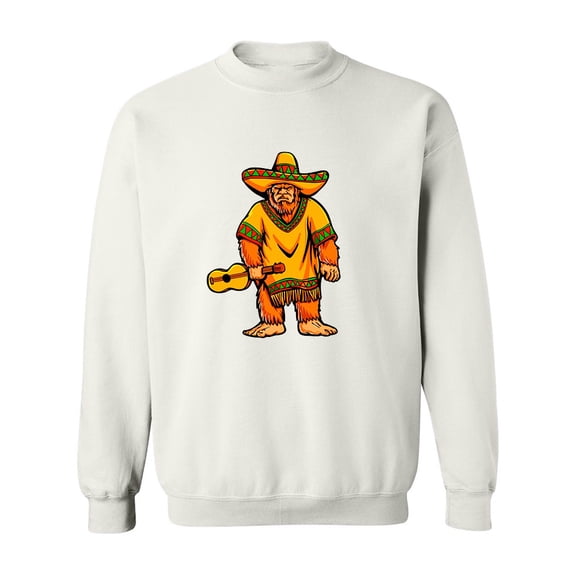 Bigfoot Mexican Sweatshirt Men -Image by Shutterstock, Male Medium