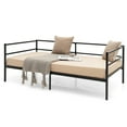 thumbnail image 2 of Costway Metal Twin Daybed with Headboard, Black, 2 of 10