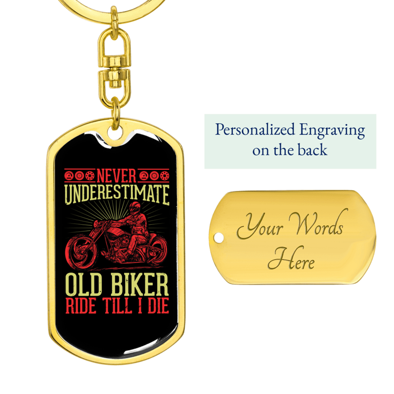 Big Ol' Biker Safety Pin Keychains – wildminedsilver
