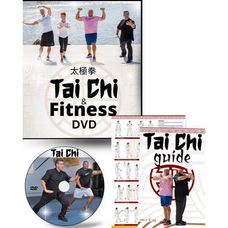 Tai chi DVD for beginners and seniors + Guide. Qi gong, Balance, Strength, Stretching, Cardio, Breathing & more. Step by step instruction. Chair tai chi DVD. Tai chi for beginners. Sitting tai chi