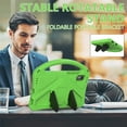 thumbnail image 5 of Feishell Kids-Friendly Case for Lenovo Tab M9 (2023),with Portable Handle & Kickstand,Shockproof EVA Foam Anti-Scratch Child Protector Tablet Case Cover,Green, 5 of 7