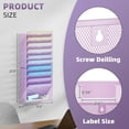 thumbnail image 2 of Archivador de pared Marbrasse de 11 niveles para colgar, color morado, 2 of 7
