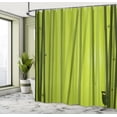 thumbnail image 5 of Ambesonne Forest Shower Curtain, Botanical Wild Rainforest, 69"Wx84"L, Apple Green and Olive Green, 5 of 5