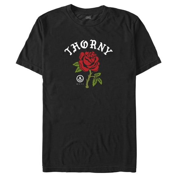 Men's NEFF Thorny Rose  Graphic Tee Black Medium