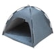 thumbnail image 1 of Cama para tienda de campaña para gatos, gran espacio, transpirable, cómoda y lavable, casa para tienda de campaña para mascotas, gatos, perros, todas las estaciones, tamaño S, azul, 1 of 5