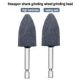 thumbnail image 1 of 2 Pcs Hexagonal shank grinding wheel sharpening head portable grinding drill tool, 1 of 7