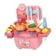 thumbnail image 1 of Juego de utensilios de cocina para niños, juguetes de cocina para niños, juguetes de cocina de plástico para niños, juegos de cocina de juguete, apariencia llamativa, 1 of 8