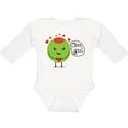 thumbnail image 3 of Inktastic Olive You Boys or Girls Long Sleeve Baby Bodysuit, 3 of 5
