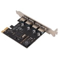 thumbnail image 3 of Tarjeta de expansión PCIE, PCI E a USB US Puertos de tarjeta de expansión Tarjeta de expansión Estética elegante, 3 of 12