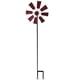 thumbnail image 1 of Decorativo Jardín Hierro Molino Molino Estadro Spinner Outdoor Balcón Molino Estatua Césped Patio Decoración Chicas Boys Cumpleaños Vino Rojo Speravity HA010948-02B, 1 of 6