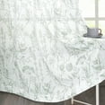 thumbnail image 3 of Lapalife Floral Sheer Curtains, 63 inch Length 2 Panels Brocade Cotton French Farmhouse Light Filtering Window Sheers, Sage Green, 3 of 8
