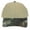 Khaki, variant on Mens Low Crown 2 Tone Camouflage Bill Hunting Cap Black Body