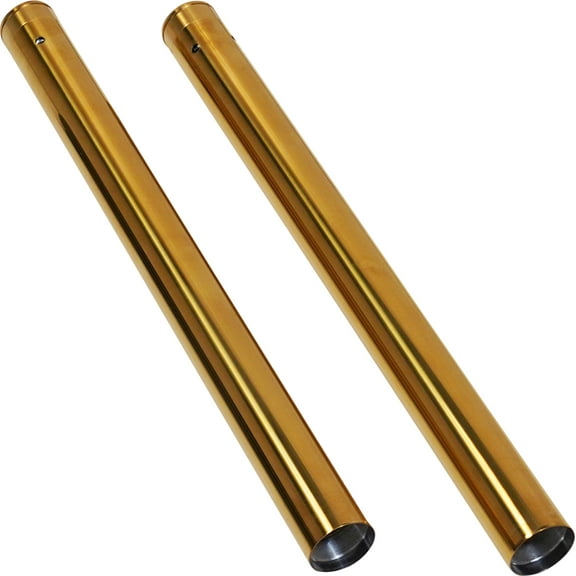 Arlen Ness 49mm Factory Length  2" Gold Fork Tubes (121-002)