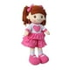 thumbnail image 2 of Muñeca de Trapo Sophia Vestido Fiusha Con Corazón Tejido 40 cm Linzy Toys Felpa Relleno Suave, 2 of 6