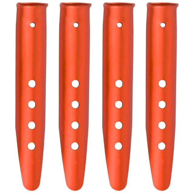 4 estacas de nieve para exteriores, clavos de aleación de aluminio para acampar, estacas para tiendas de campaña y arena de playa.