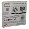 thumbnail image 2 of Dungeons & Lasers Woodhaven Wooden Town Stairs Set Tabletop Ready Toy - (Dented Box), 2 of 2