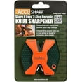 thumbnail image 3 of AccuSharp SharpNEasy Two-Step Knife Sharpener – Compact & Portable Sharpener with Coarse & Fine Ceramic Rods – Blaze Orange – 336C, 3 of 6