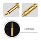 thumbnail image 2 of 2pcs Audio 6.35 Mm 1/4 Pulgadas TS Enchufe Diy Cabeza Recta 90 Grados, 2 of 9