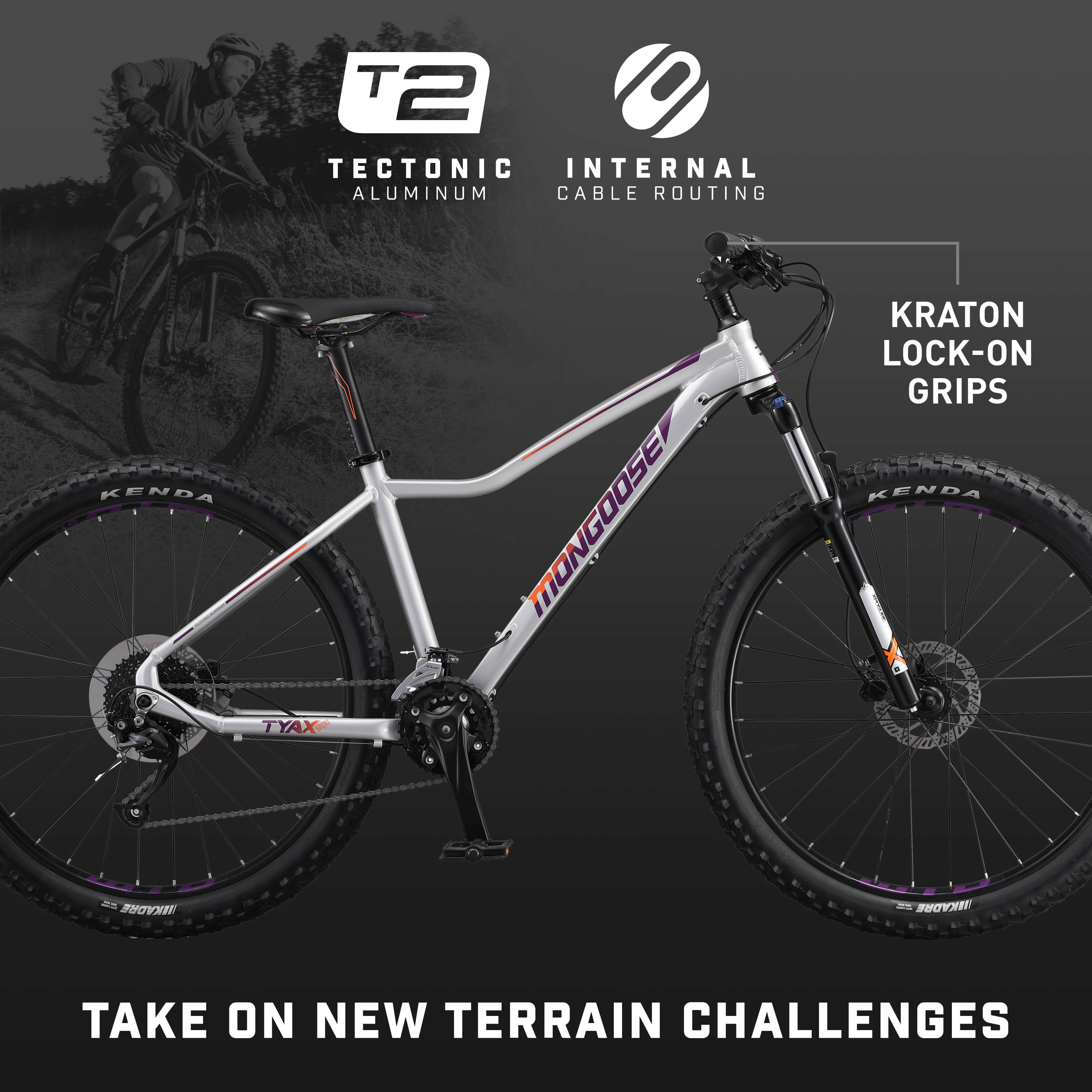 Mongoose Tyax 27.5 Small Sport Adult Unisex 27.5-in