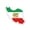 C# 6in, variant on HOARBOEG Iran Flag Car Stickers Pack of 5, Vinyl Decals for Car Bumper, Laptop, Window, Fade Resistant Outdoor Waterproof Sticker, Persian Flag Decoration