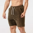 thumbnail image 3 of MSJUHEG Mens Shorts Men'S Shorts Shorts Work Shorts Slim Five Pants Beach Shorts Corduroy Shorts Shorts Men Coffee Xl, 3 of 3