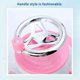 thumbnail image 4 of Máquina de afeitar de hielo y conos de nieve rosa - Trituradora de hielo portátil premium y máquina de hielo raspado con bandejas - Sin BPA, 4 of 5