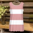 thumbnail image 4 of Liquidation Staron Débardeurs pour Femmes Décontractés Doux Printemps Été Tendance Basiques Coupe Ample Hauts Sans Manches Col Rond Chemises Hauts, 4 of 5