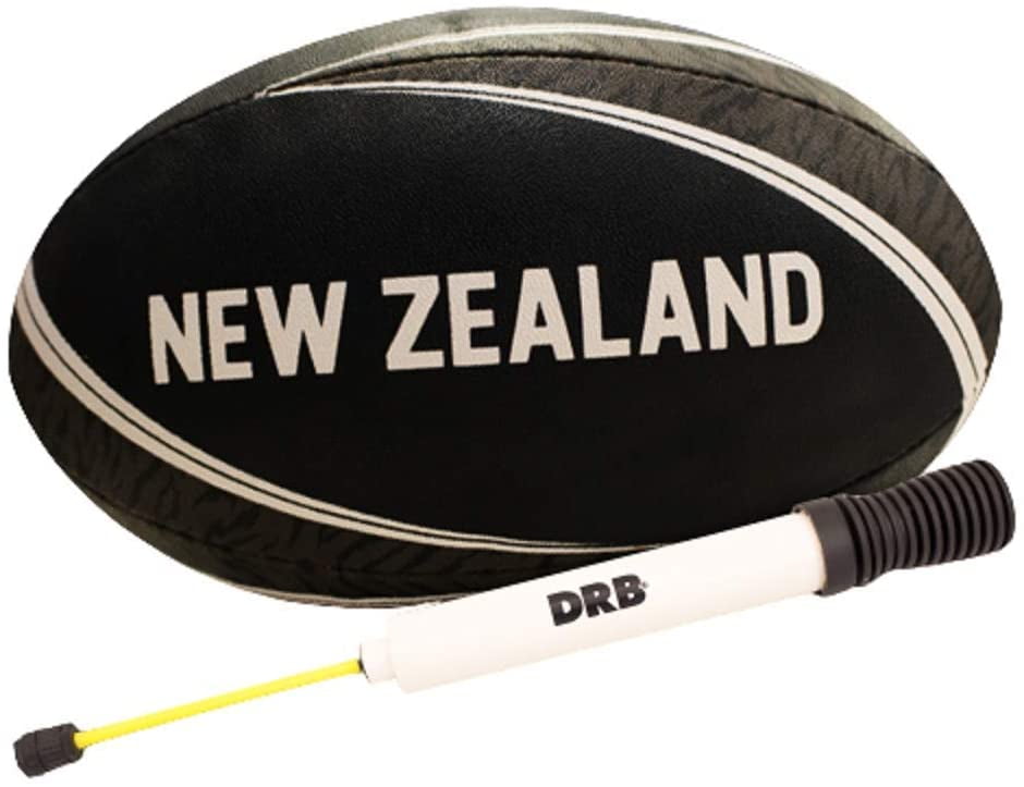 SIZE 5 STITCHED RUGBY BALL OFFICIAL SIZE AND WEIGHT PVC DEFLATED BALL BEACH 