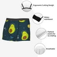 thumbnail image 6 of Kll Avocado In Space Men'S Cotton Boxer Briefs Underwear-Large, 6 of 9
