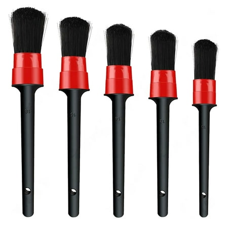 

Automotive For Cleaning Durable Leather Air Vents Car Detailing Brushes Set