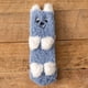 thumbnail image 1 of Calcetines navideños para dormir, bonitos calcetines tridimensionales de lana gruesa y cálida para mujer en invierno., 1 of 2