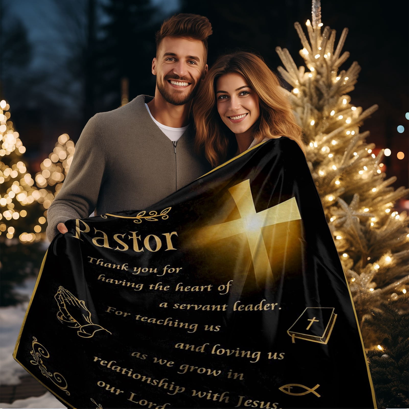 Pastor Appreciation Gifts Pastor Blanket Gifts Pastor Gifts for Men Brithday Gifts for Pastors Women Christmas Thank You Gifts for Pastor Religious Christian Blanket Pastor Gift