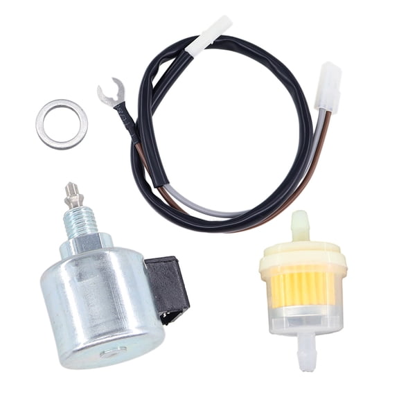 Fuel Shut-Off Solenoid for Briggs&Stratton Engine 846639 69439 Garden Equipment Engine Compatible with John Deere Craftsman Lawn Mower