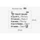 thumbnail image 5 of DIY imágenes divertidas extraíbles hombre mujer baño baño WC signo puerta accesorios pared pegatina decoración del hogar JAMW Sencillez, 5 of 5