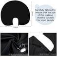 thumbnail image 2 of 2pcs Pink Short Makeup Cape, Mini Haircut Cape for Men Women, Professional Styling Cape for Beauty Salon Shampoo Artist, 2 of 5
