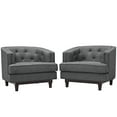 thumbnail image 2 of Modway Coast Armchairs Set of 2 in Gray, 2 of 5