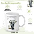 thumbnail image 3 of Set de regalo Inbagi Elephant con forma de bolsa de cosméticos, taza de café y llavero, 3 of 7