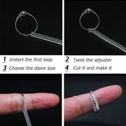Supertina Ring Sizers for Loose Rings Women Men 12 pack, Silicone Ring Size Adjuster, Clear