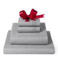 thumbnail image 1 of Juego de sábanas Mellanni Iconic Collection King, gris claro, 4 piezas, 1 of 7