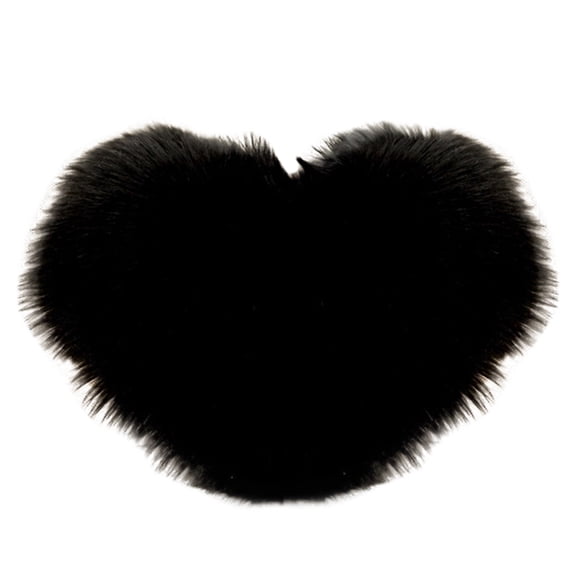 Fluffy Heart Pillow, Faux Decorative Throw Pillow, Plush Shaggy Heart Shaped Pillow W Insert&Cover, Cute Furry Throw Pillows for Couch Bed Sofa Kid Girls Women Valentine'S Day Gift