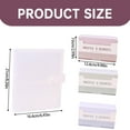 Riluanmi Office Index Card Organizer Index Cards Clear Plastic