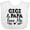 AA-White, variant on Inktastic Gigi and Papa Love Me Grandbaby Boys or Girls Baby Bib