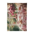 thumbnail image 2 of YAZAOO Square Tablecloth Tea Set with Cakes Roses Pattern Tableclothes, 2 of 9
