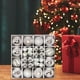 thumbnail image 3 of Colgante de árbol de Navidad, juego de Navidad, pintado, galvanizado, 44 piezas, colgante redondo, galvanizado, decoración navideña., 3 of 6