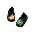 thumbnail image 3 of Franhais Baby Shoes, Halloween Luminous Cartoon Pumpkin Print Walking Shoes for Spring Summer Fall, Red/Black, 0-18 Months, 3 of 8