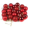 thumbnail image 2 of 24Pcs Christmas Balls Ornaments for Xmas Tree - Shatterproof Christmas Tree Decorations Perfect Hanging Ball, 2 of 7